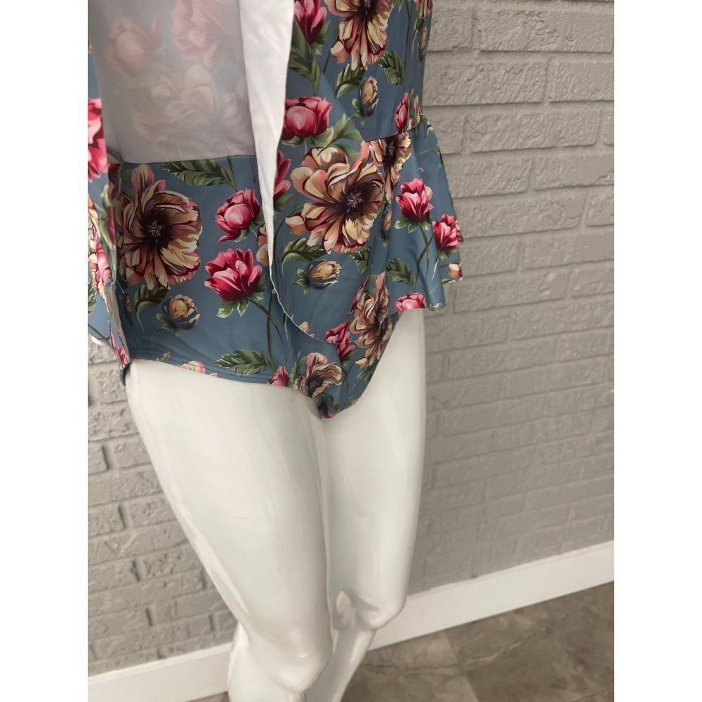 Vigoss Floral Halter One Piece Swimwear Size 1X NWOT - Picture 5 of 10